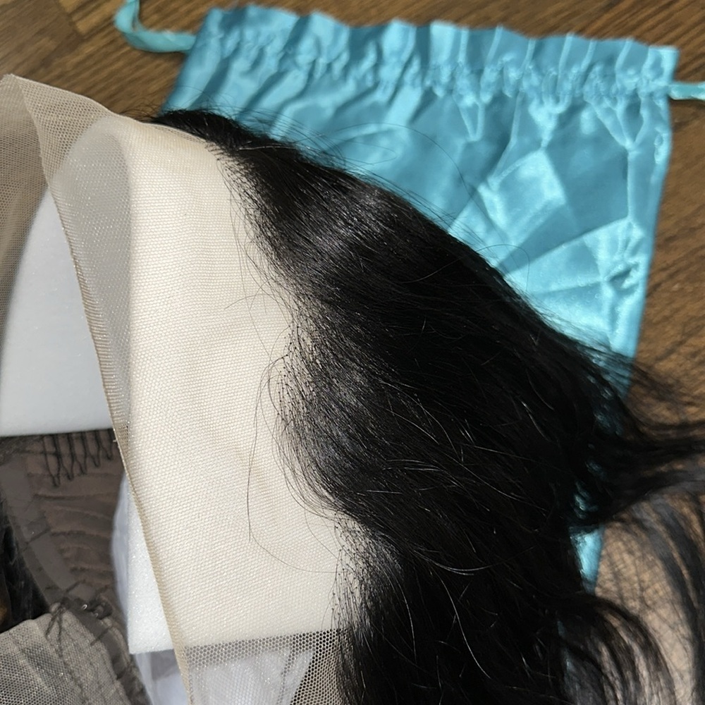 Human Hair 10 Inch Lace Front And Back Wig Cap Color Bleach And Perm Safe 100% - Picture 6 of 11